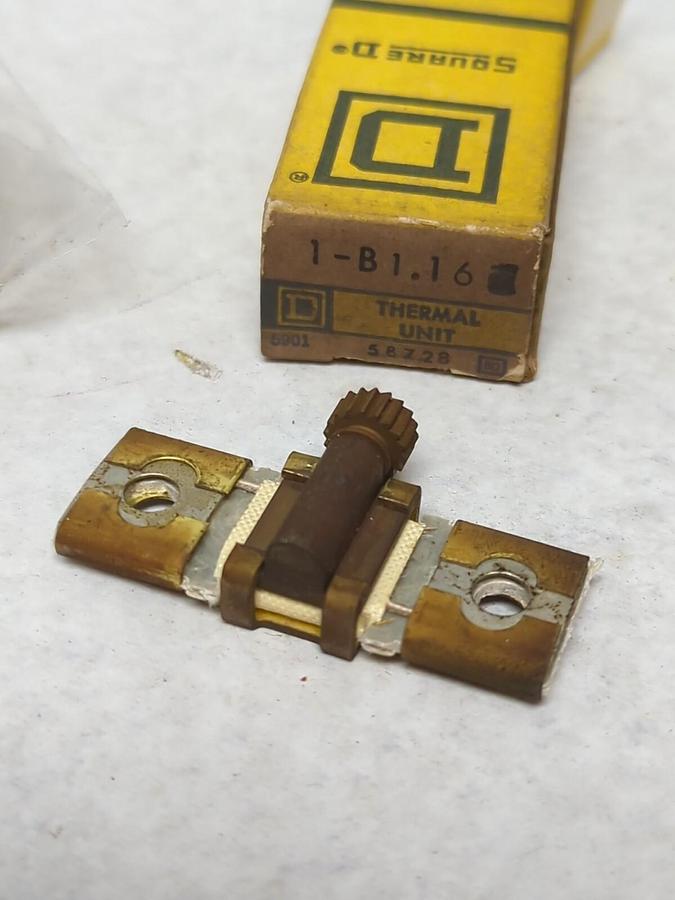 SQUARE D,B1.16,THERMAL OVERLOAD HEATER ELEMENT LOT OF 4 NOS