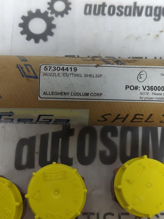 GEGA,SHEL 32F,CUTTING NOZZLES PACK OF 5 NEW
