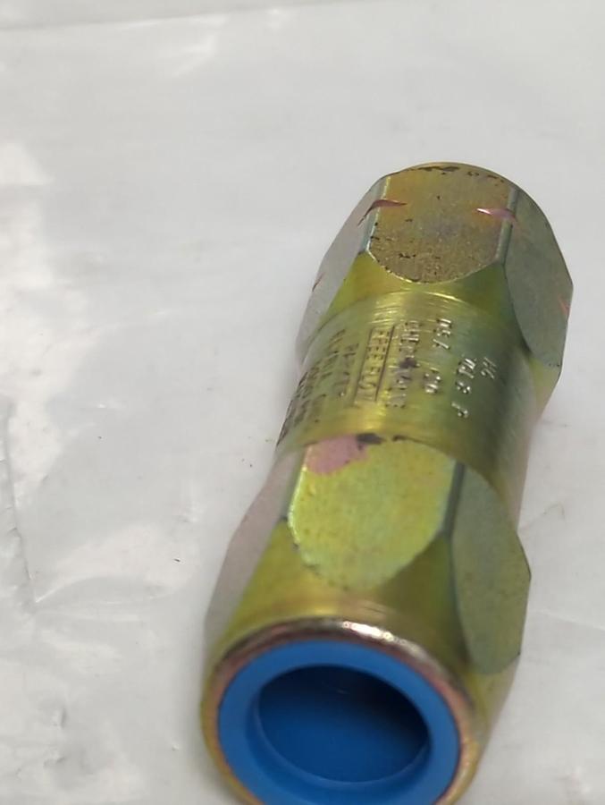 PARKER,05A-20,STEAL THREADED CHECK VALVE 3/4 INCH NOS