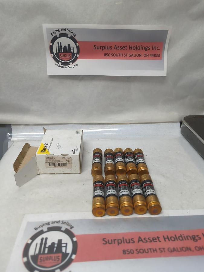 COOPER BUSSMANN,FRN-R-40,FUSETRON 40 AMP FUSES BOX OF 10 NOS