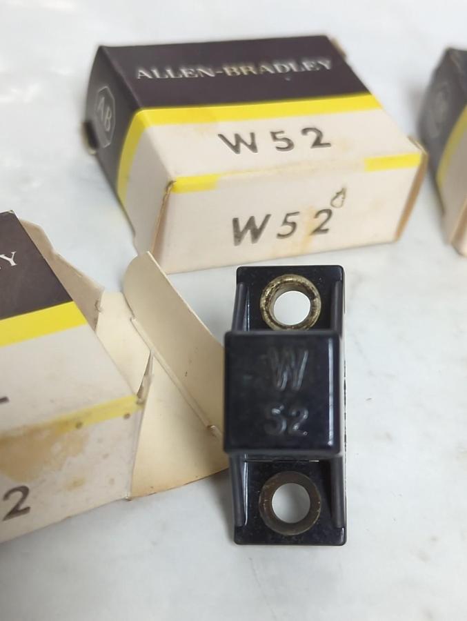 ALLEN BRADLEY,W52,THERMAL OVERLOAD HEATER ELEMENT LOT OF 3 NOS