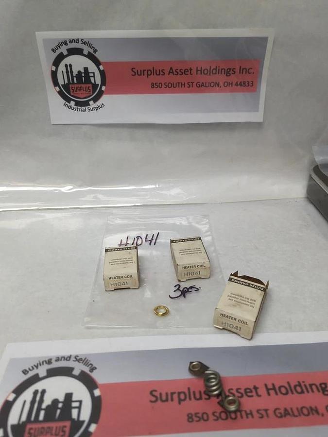 CUTLER-HAMMER,H1041,OVERLOAD HEATER ELEMENT LOT OF 3 NOS