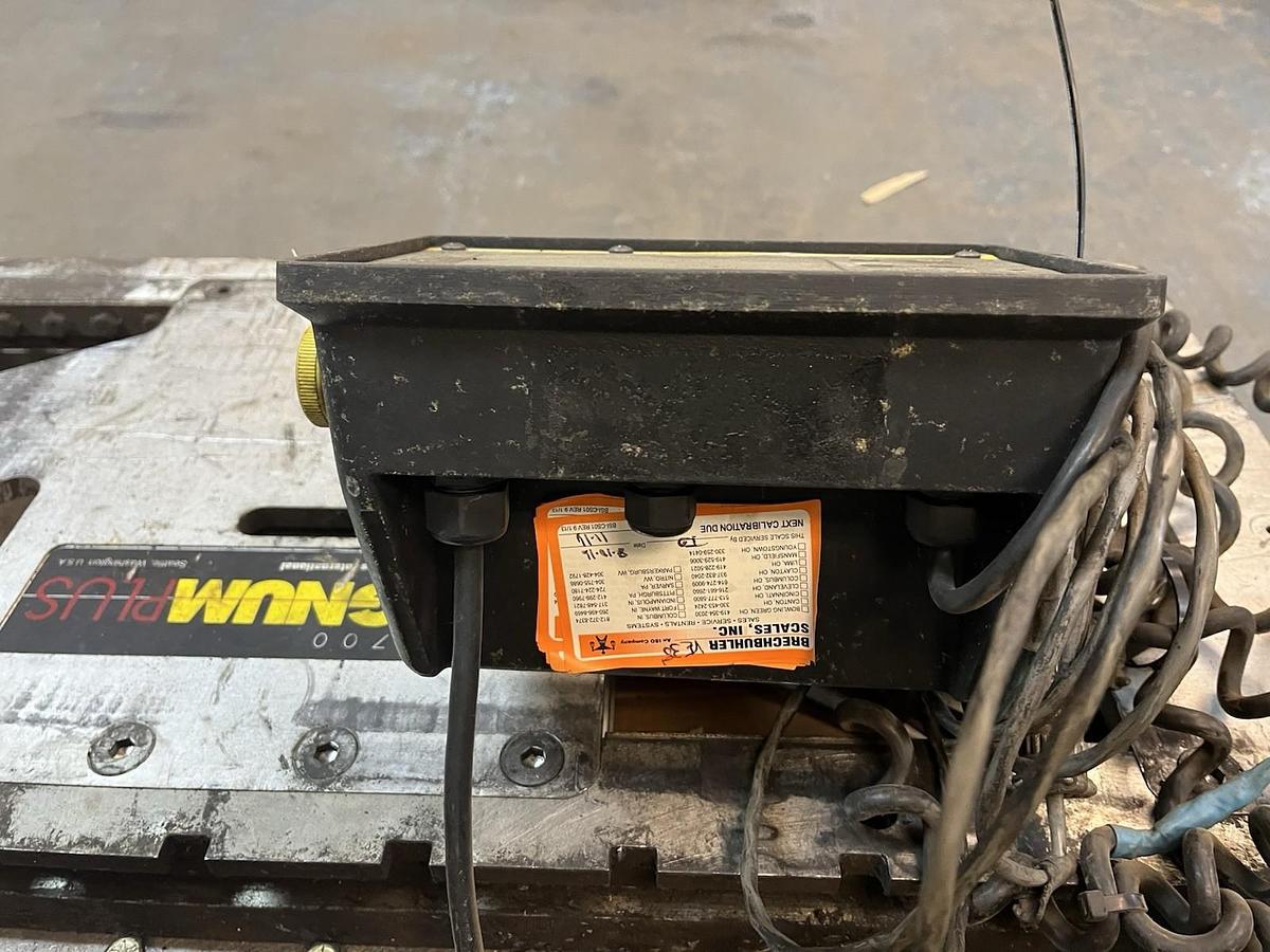 Used MSI,3700,MAGNUM PLUS FORKLIFT WEIGH SCALE MSI 3650 SCALE 5K LB CAPACITY