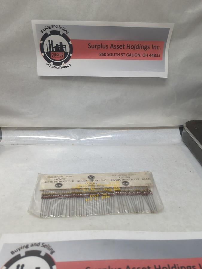 ALLEN BRADLEY,RCR20G391JS,RESISTORS 390 OHMS 1/2 WATT 5% PACK OF 50 NOS