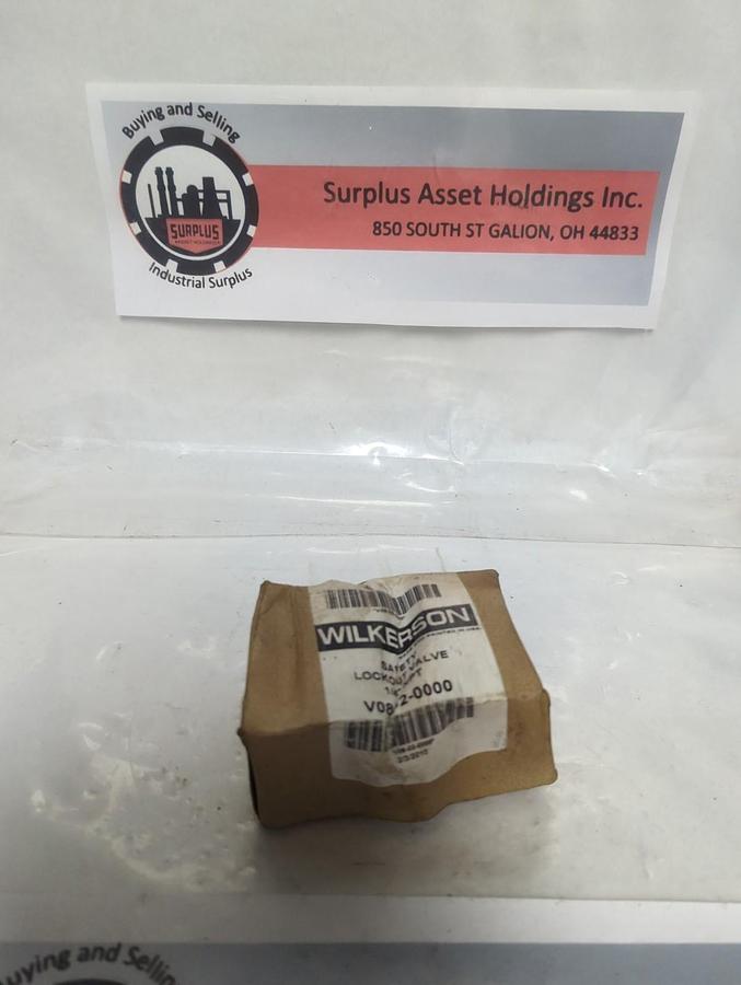 WILKERSON,V0802-0000,SAFETY LOCK-OUT VALVE 1/4 INCH NOS