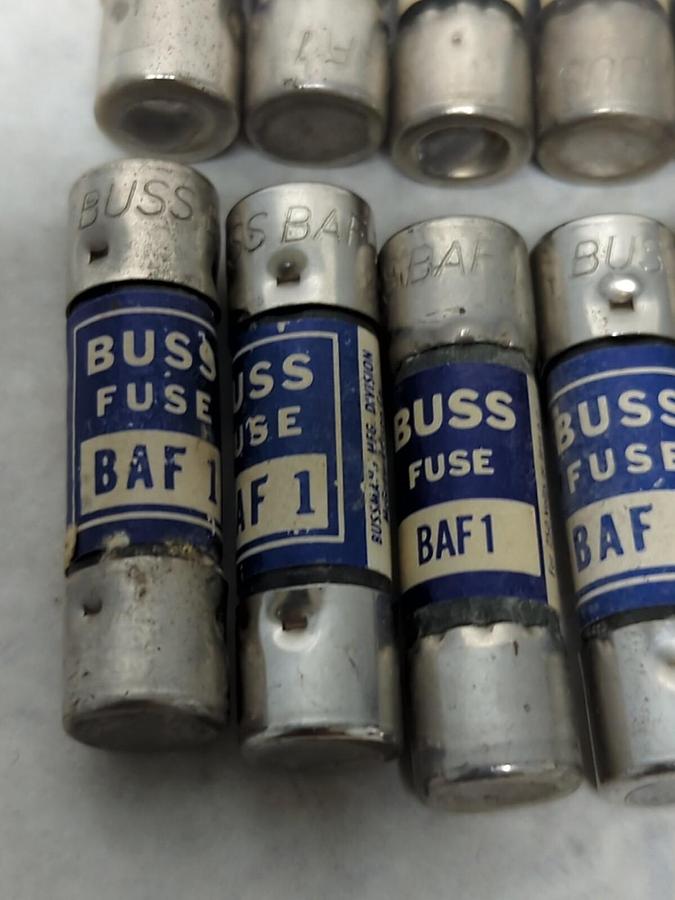 COOPER BUSSMANN,BAF 1,BUSS FUSE LOT OF 25 NOS