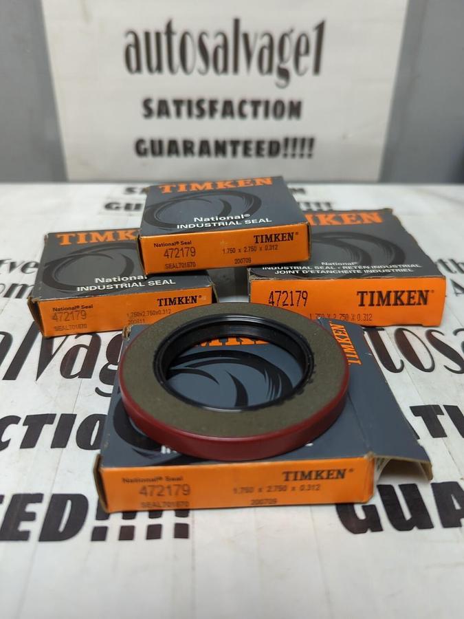 TIMKEN,472179,OIL SEALS1.750x2.750x0.312 LOT OF 4 NOS