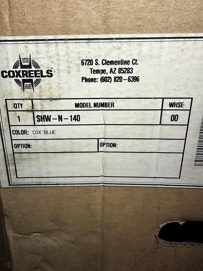 Coxreels,SHW-N-140,OXY/Acetylene Torch Hose Retractable Reel