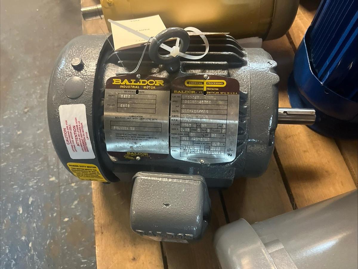 BALDOR,CP3532T,CHEMICAL PROCESSING MOTOR 1HP 208-230/460V 3PH 1140RPM 145T