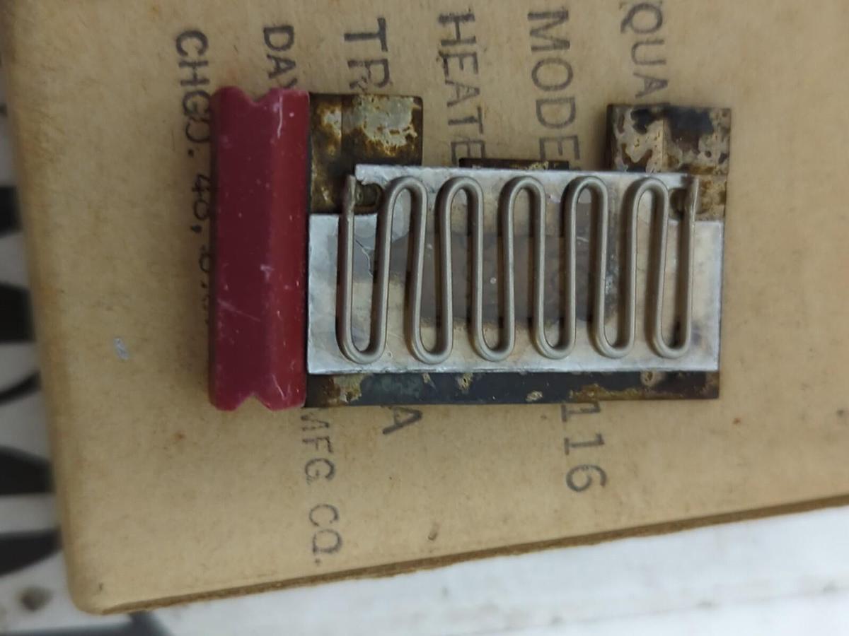 DAYTON ELECTRIC,5X116,HEATER COIL TRIP AMP 4.1 LOT OF 20 NOS