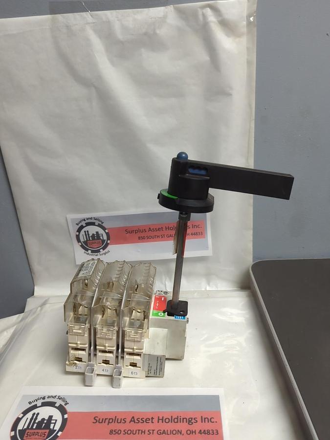 Used TELEMECANIQUE SQUARE D,GS1 GU3,DISCONNECT SWITCH J60A PRE-OWNED