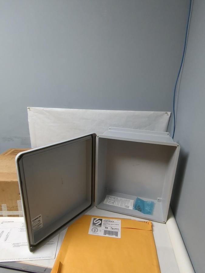 STAHLIN,RJ1614HW,FIBERGLASS ENCLOSURE 4X16X7 GHW NOS