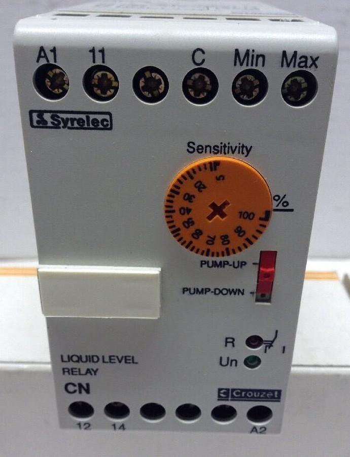 Crouzet,84890006,Liquid Level Relay  250VAC/10A