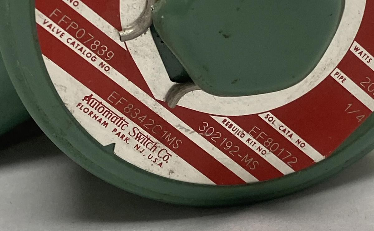 ASCO,EF8342C1MS,SOLENOID VALVE NOS