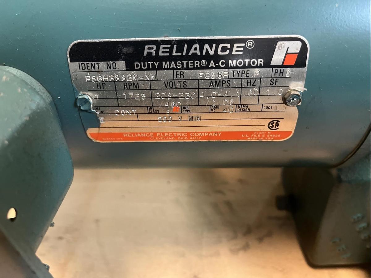 DODGE,56CG21F101,GEARMOTOR RATIO 101 17 RPM MOTOR 1HP 1725RPM