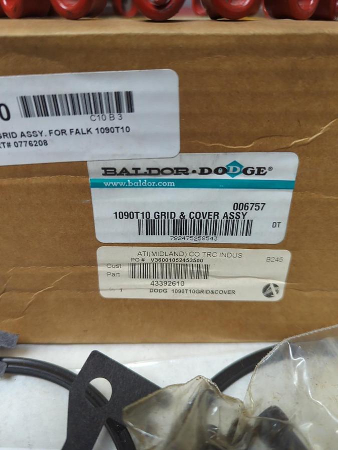 BALDOR DODGE,006751,1090T10 GRID & COVER ASSY NOS
