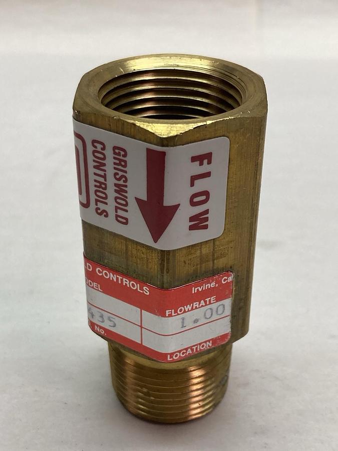 Used Griswold,Model 3772,Flow Controller