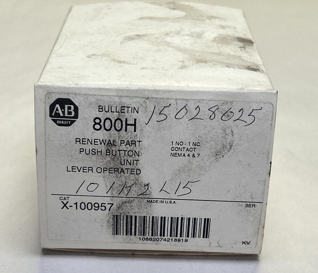 ALLEN BRADLEY,X-100957,PUSH BUTTON NEW