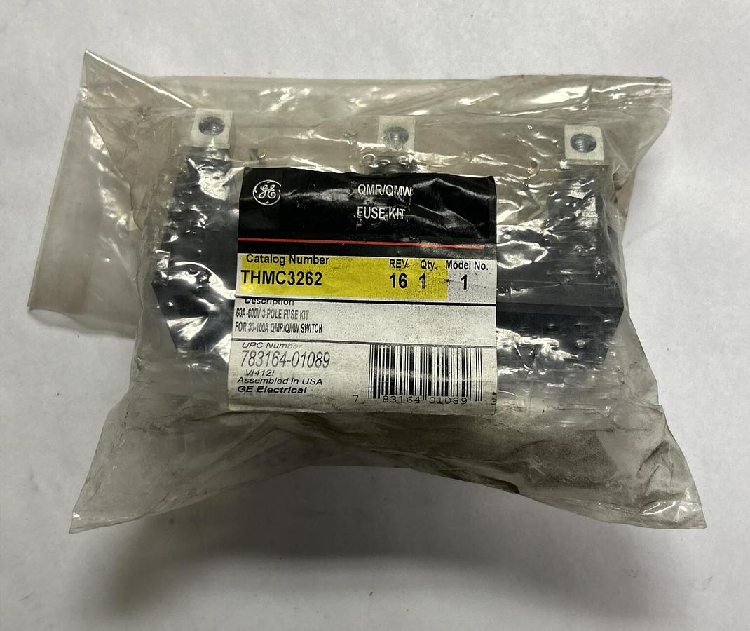 Used GENERAL ELECTRIC,THMC3262,FUSE KIT 60A 600V NEW