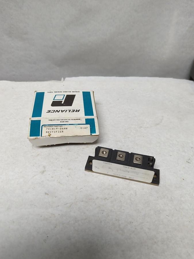 RELIANCE ELECTRIC,701819-26AW,RECTIFIER NOS