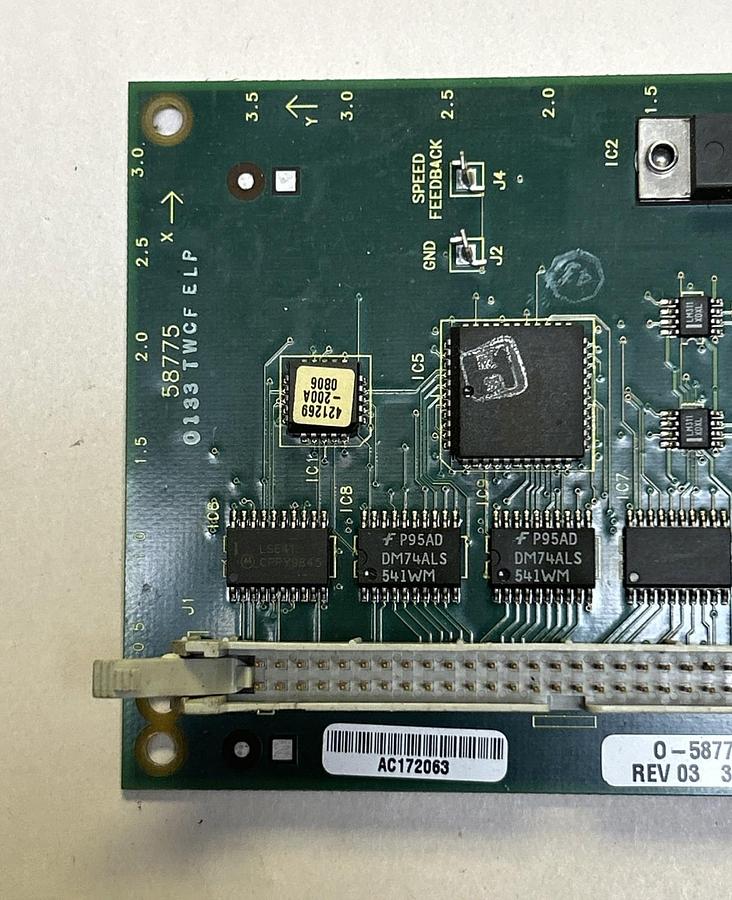 Used RELIANCE,0-58775,FLEXPAK 3000 ENCODER FEEDBACK BOARD