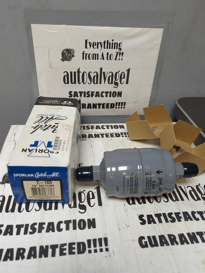 SPORLAN,C-165,FILTER/DRIER 5/8 INCH SAE FLARE NOS