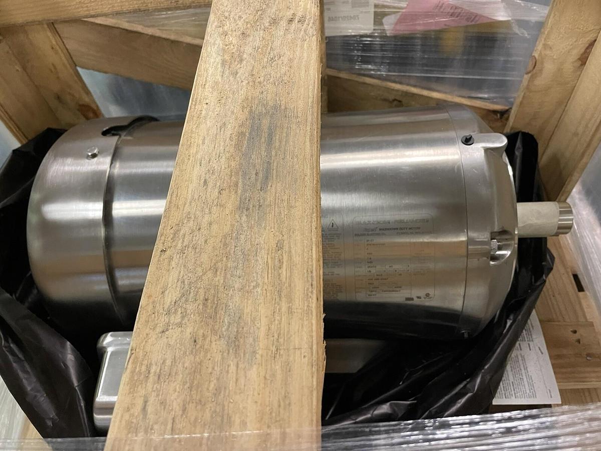 Used ABB BALDOR,39E119X992G1 SS,SUPER E WASHDOWN MOTOR 5HP 880RPM 460V 254TC