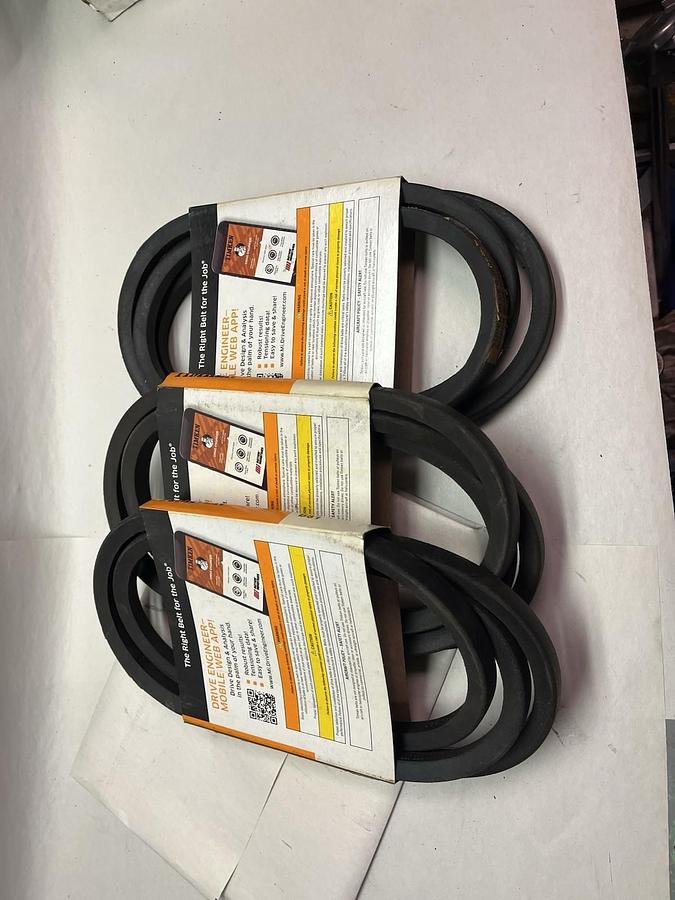 TIMKEN,B81,SUPER BLUE RIBBON V-BELT LOT OF 3