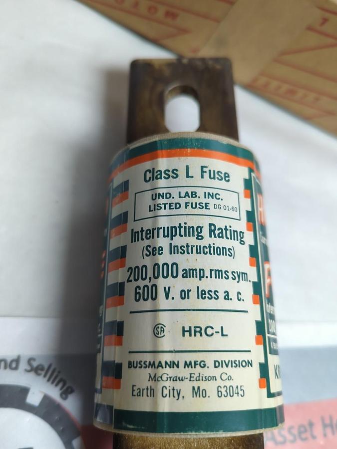 COOPER BUSSMANN,KRP-C 601,HI-CAP FUSE NOS