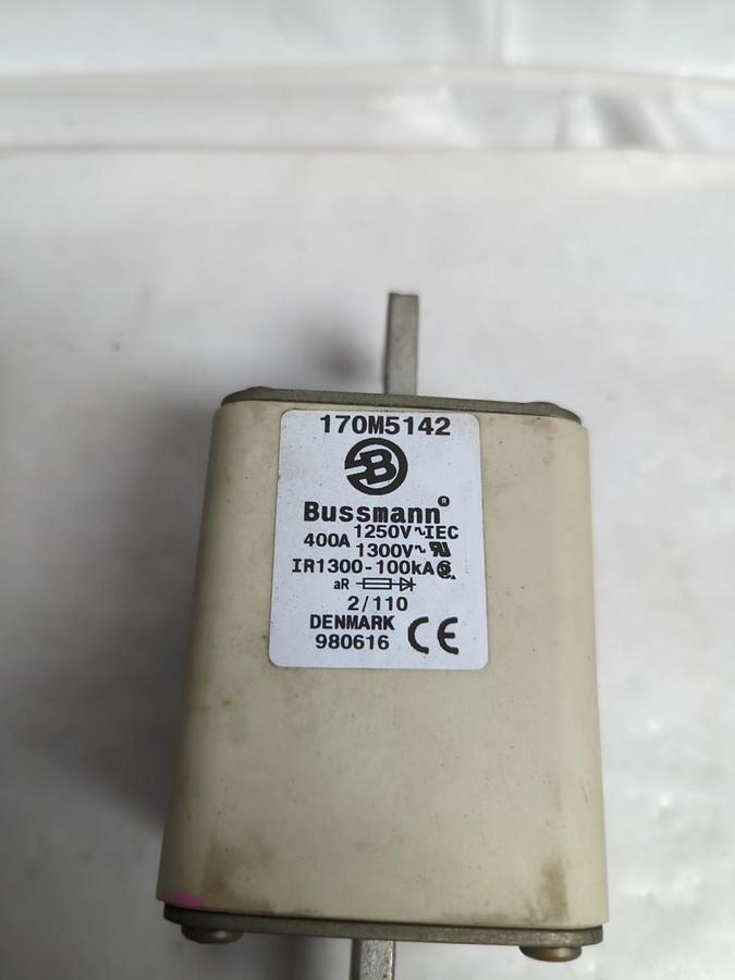 Used BUSSMANN,170M5142,HIGH SPEED SQUARE BODY FUSE 400 AMP PRE-OWNED