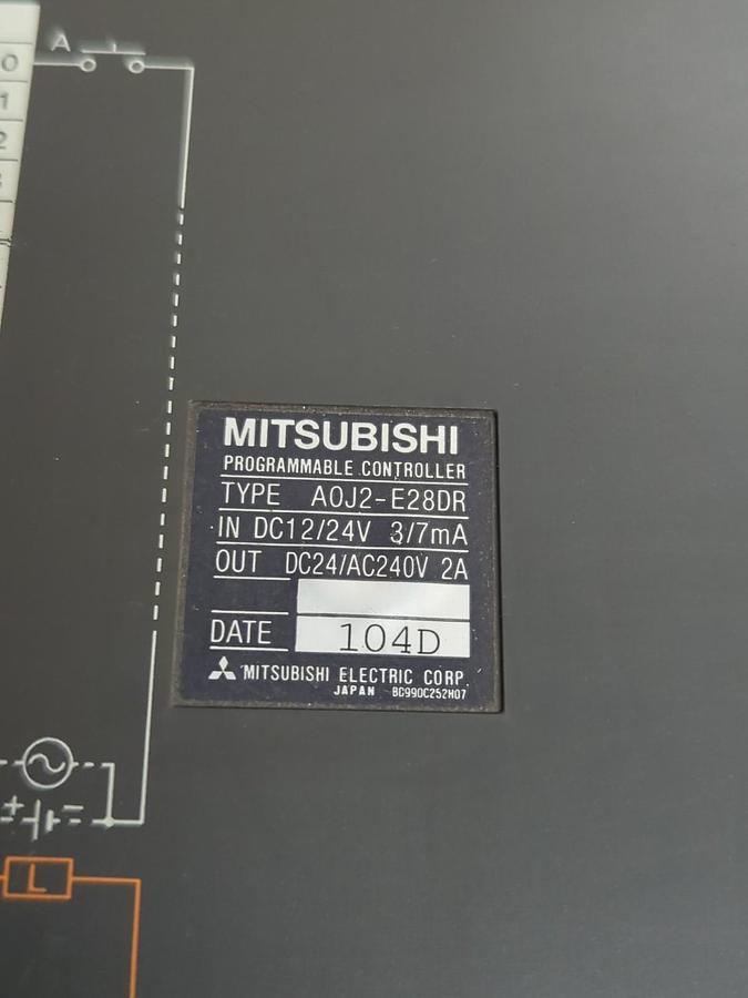 Used MITSUBISHI,A0J2-E28DR,PROGRAMMABLE CONTROLLER PRE-OWNED
