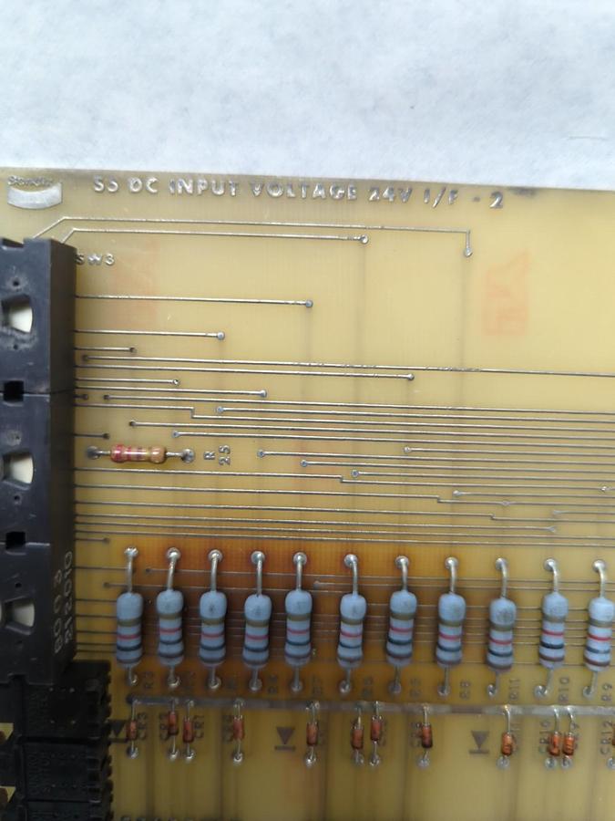 Used BENDIX,3731772C,S5 DC INPUT VOLTAGE 24V I/F-2 CIRCUIT BOARD PRE-OWNED