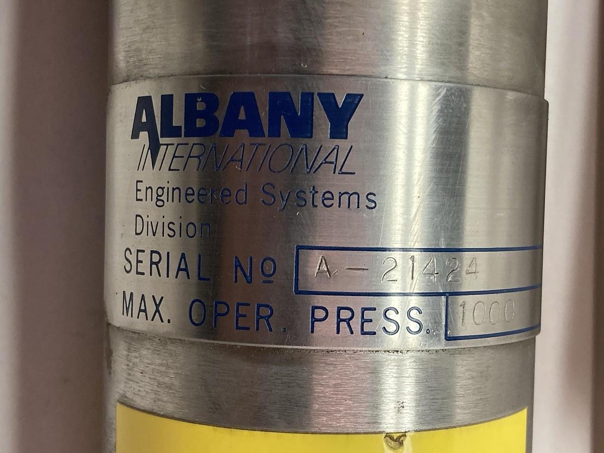 Used Albany International,A-21424,Inline Pressure Filter 1000PSI