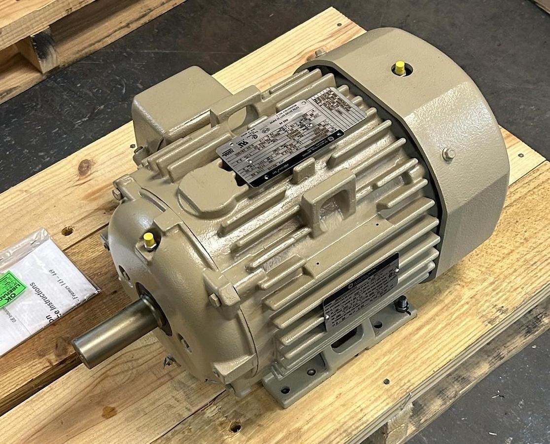GE,5KS215SAA205D3,EXTRA SEVERE DUTY AC MOTOR 10HP 1770RPM 230/460V 215T FRAME