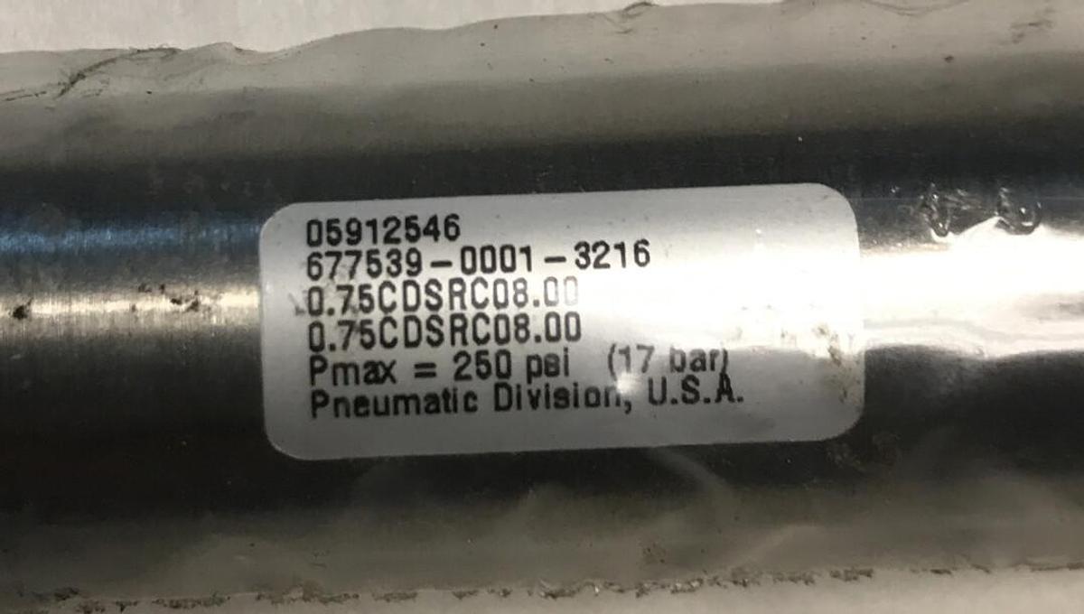Parker,D5912546,Pneumatic Cylinder New in Plastic NOS
