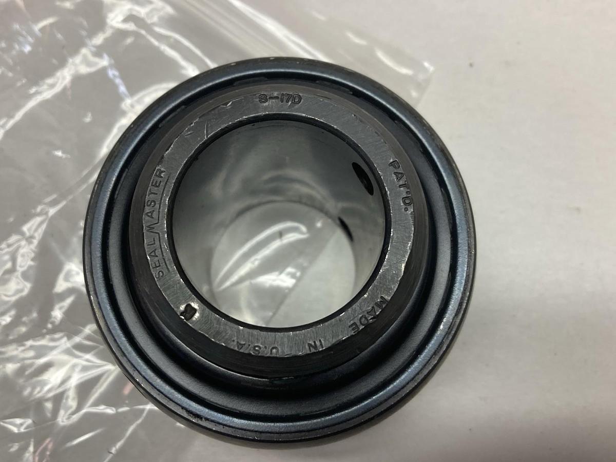 Used SealMaster,3-17D,Ball Insert Bearing 1-1/2 Inch Bore
