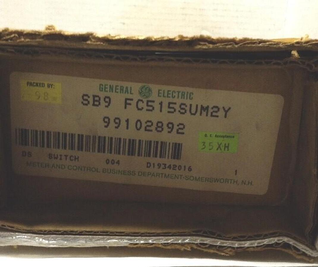 General Electric,SB9 FC515SUM2Y,Control Switch