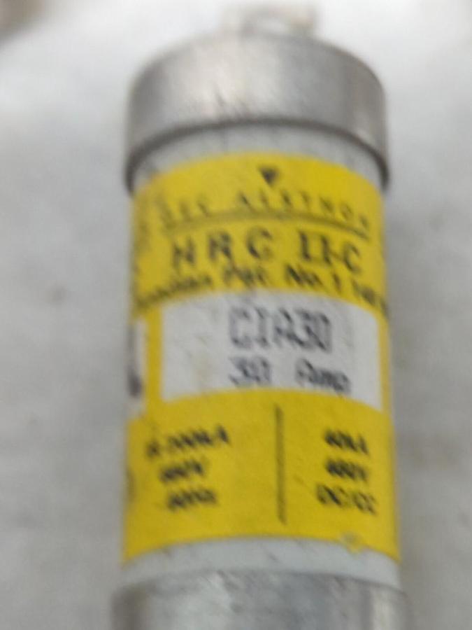 Used GEC ALSTHOM,CIA30,BOLT ON FUSE 30 AMP LOT OF 4 PRE-OWNED