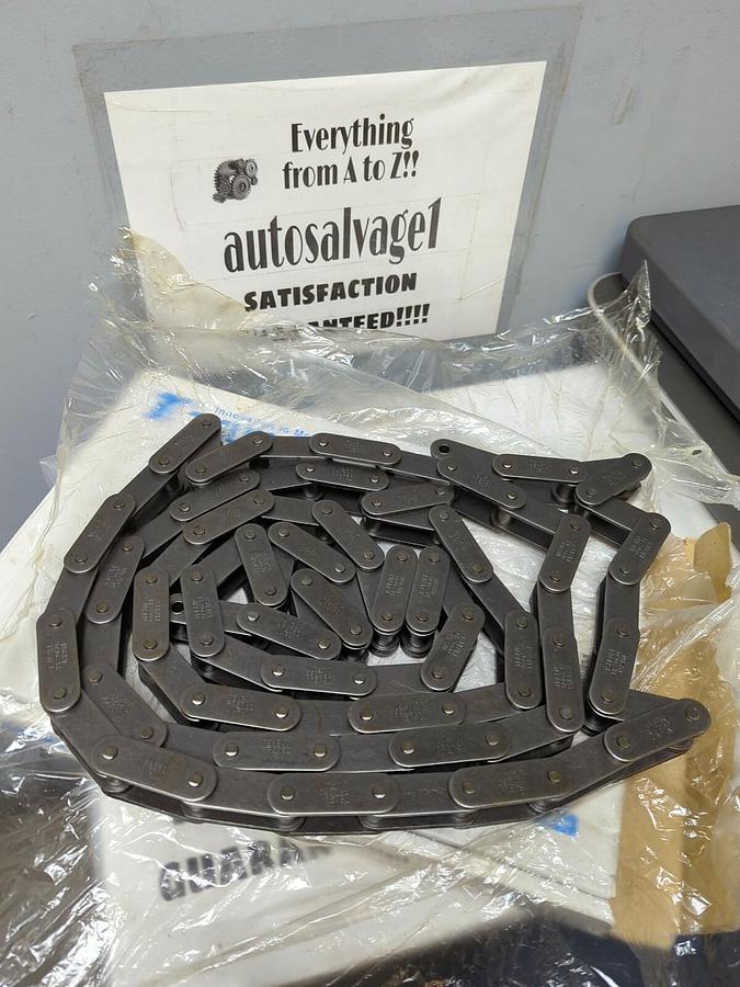 TSUBAKI,RF2060S-B110907,SMALL PITCH CONVEYOR CHAIN 80 LINK 10FT NOS