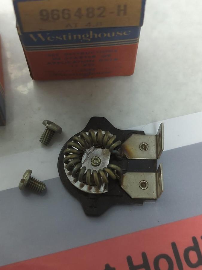 WESTINGHOUSE,966 482-H,OVERLOAD THERMAL HEATER RELAY LOT OF 2 NOS