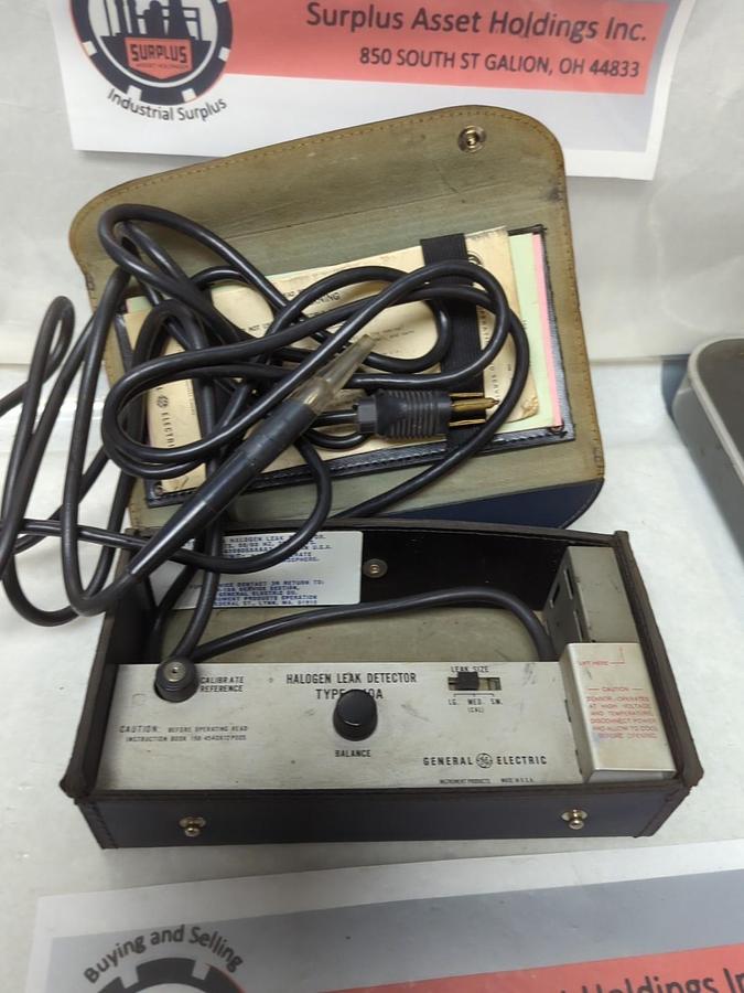 Used GENERAL ELECTRIC,TYPE H-10A,HALOGEN LEAK DETECTOR 120V 50/60HZ 20 WATT PRE-OWNED