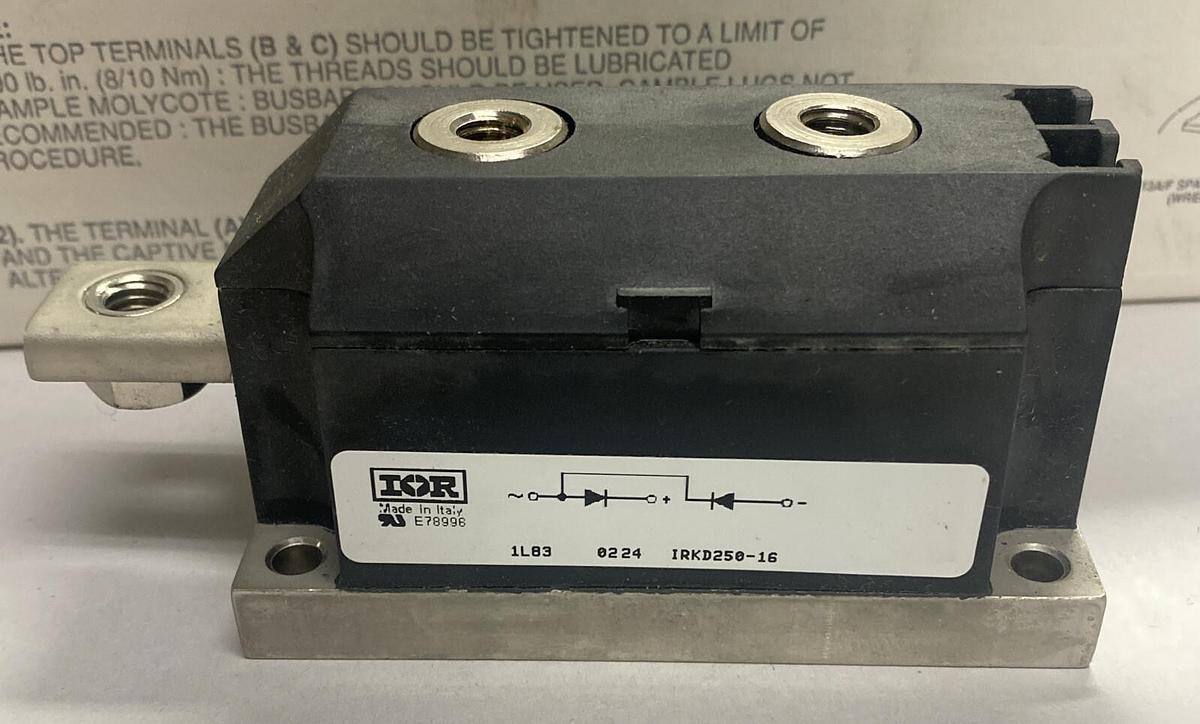 INTERNATIONAL RECTIFIER,IRKD250,RECTIFIER MODULE LOT OF 2 NEW