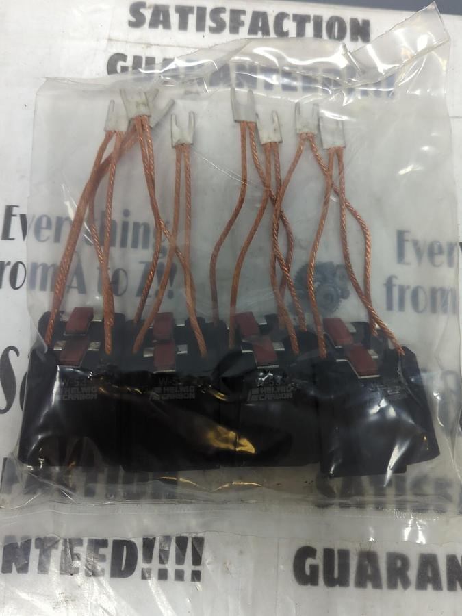 Used HELWIG CARBON,W-53,CARBON MOTOR BRUSHES PACK OF 8 NEW