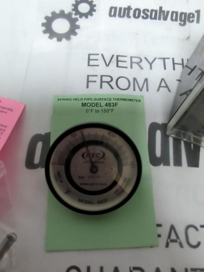 PTC INSTRUMENTS,483F,SPRING HELD PIPE-SURFACE THERMOMETER NOS