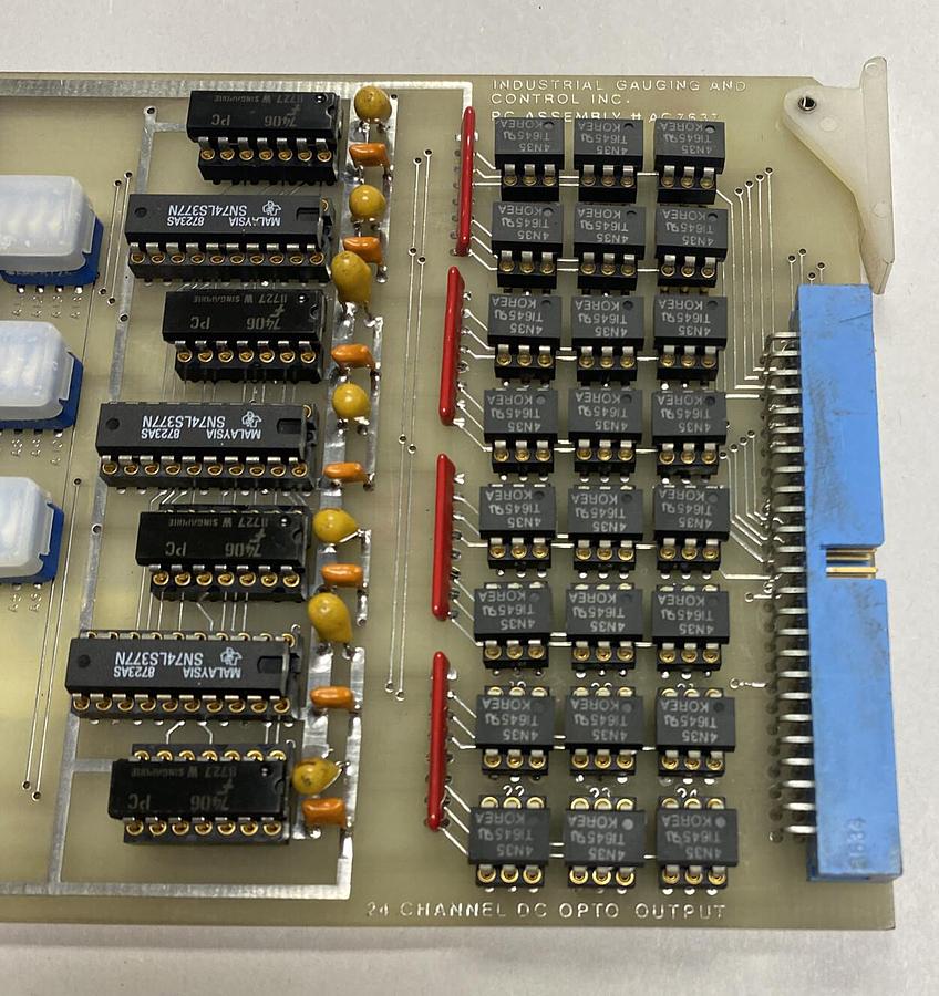 Used Industrial Gauging And Control Inc,AC7637, Output Card