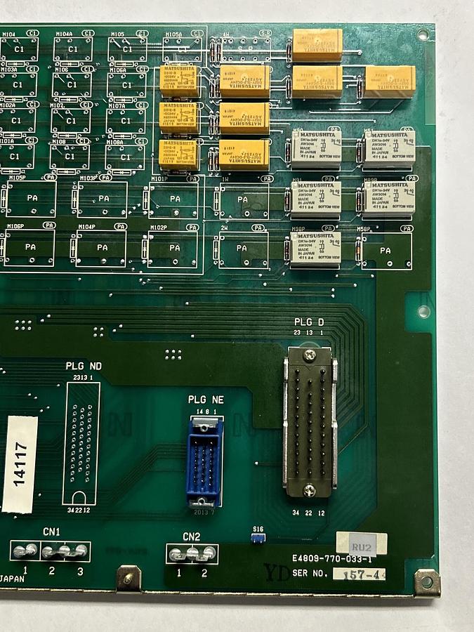 Used OKUMA,E4809-770-033-1,RELAY BOARD