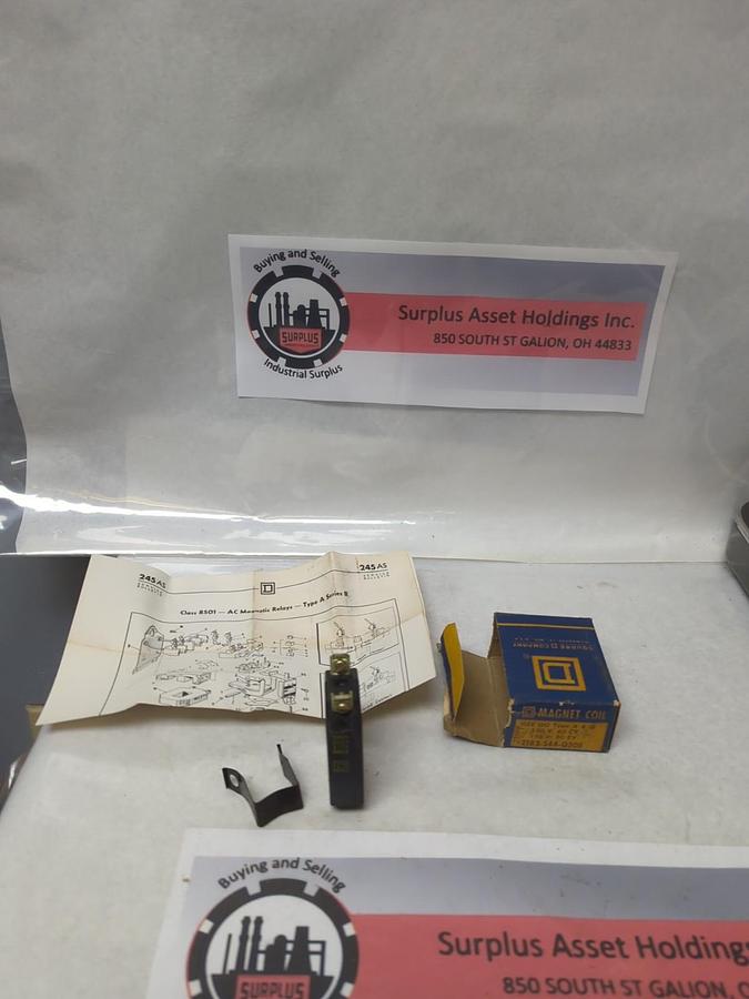 SQUARE D,2183-S44-Q30B,MAGNETIC COIL 120V 60CY 110V 50CY NOS