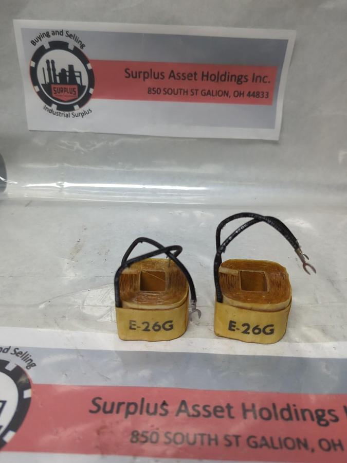 Used UNBRANDED,E-26G,COIL LOT OF 2 PRE-OWNED