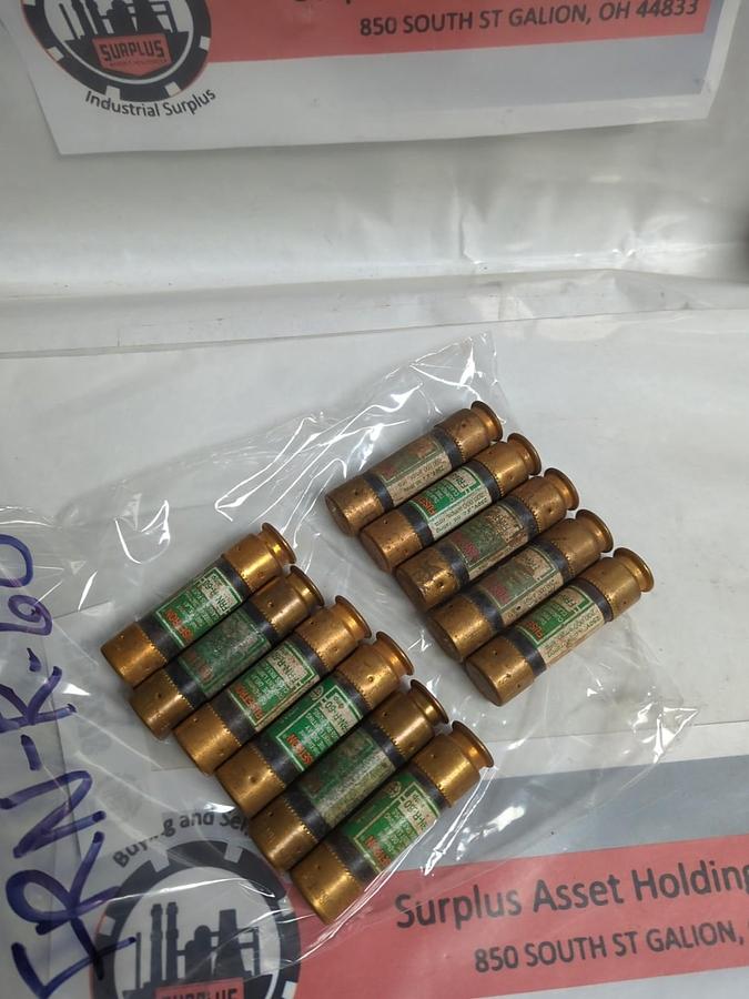 Used COOPER BUSSMANN,FRN-R-60,FUSETRON 60 AMP FUSE LOT OF 11 PRE-OWNED