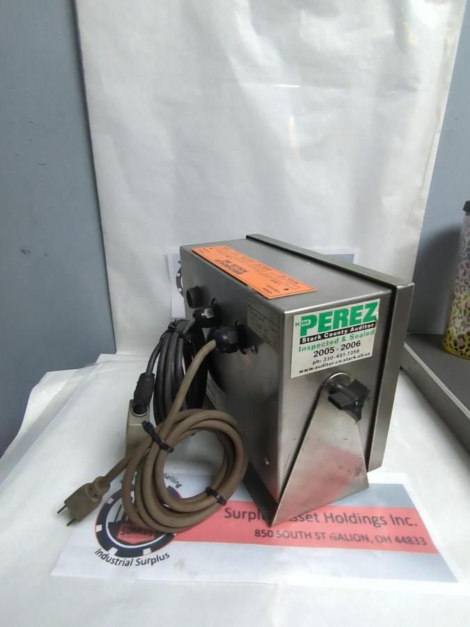 Used BRECHBUHLER,UMC600AAAC,PROGRAMMABLE DIGITAL WEIGHT INDICATOR 117VAC 50/60HZ 20W